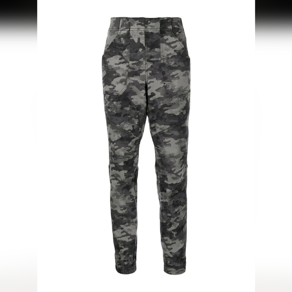 Spanx Camouflage Print Twill Joggers Size Medium … - image 3